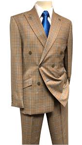 4.5 out of 5 stars 116 ratings. Stacy Adams Suits Men S Double Breasted Camel Plaid Duece 5982 778 Size 46r