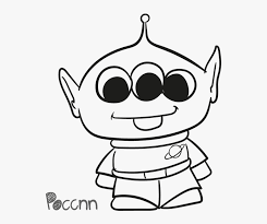 Greetings, i am buzz lightyear. Cute Alien Lineart Aliens From Toy Story Drawings Hd Png Download Kindpng