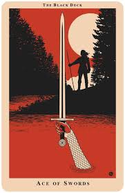 The tarot deck's four ace cards (ace of cups, ace of wands, ace of pentacles and the ace of swords) are all simple illustrations, often the most minimally designed cards in a tarot deck. 200 Ace Of Swords Ideas In 2021 Ace Of Swords Tarot Tarot Decks