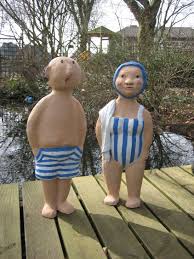 Betonfiguren Schwimmer Betonfiguren Figur Topferatelier