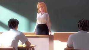 3d hentai teacher fucks one of her student 