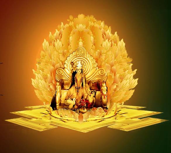 Ma Bagalamukhi: The Power of Cosmic Stillness, AI generated