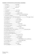 Anatomical terms are used to describe specific areas and movements of the body as well as the relation of it is essential for health professionals to have knowledge of anatomical terms in order to. 30 Directional Terms Worksheet Anatomy Physiology Answers Worksheet Project List