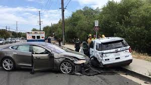 A tesla with its autopilot feature engaged was involved in a fatal crash. Tesla Hit Parked Police Car While Using Autopilot Bbc News