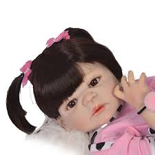 55 centímetros desgaste Rosa vaca roupas de Vinil Silicone Bebê Reborn  Boneca de Brinquedo Para A Menina Princesa Recém-nascidos Bebês Bebe  Precoce Educação presente bebek