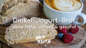 Brot ohne hefe und ohne sauerteig gebacken muss sich geschmacklich nicht unbedingt hinter normalem brot verstecken. Dinkel Jogurt Brot Schnellstes Rezept Ohne Hefe Gesund Backen Youtube