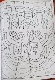 Printable dirty word swearing coloring pages for relaxing and laughing for adults only. Pin On Just Cool Art