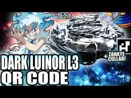 Beyblade burst qr codes valtryek v4, z achilles a4, forneus f4, luinor l4 exclusive codes Qr Code Dark Luinor L3 Collab C Zankye Beyblade Burst App Qr Codes Beyblade Amino