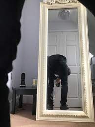 Sure, is finding the perfect way to take a picture of a mirror to sell online the most important question that society faces? Looking At People Trying To Sell Mirrors Is My New Favorite Thing