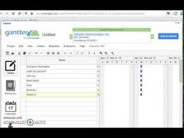 gantt charts using gantter