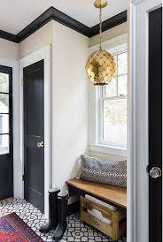 White can come in as many hues and intensities as any other color. 5 Arguments Against White Trim Our Favourite Non White Woodwork Colors Rowe Spurling Paint Company Black Interior Doors White Interior Doors Interior
