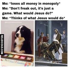 Monopoly Via Relidicous Com Funny Christian Memes Catholic Memes Christian Jokes