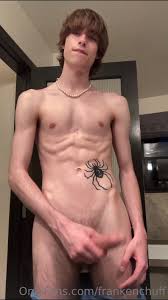 Skinny Big dick boy teasing his cock - ThisVid.com