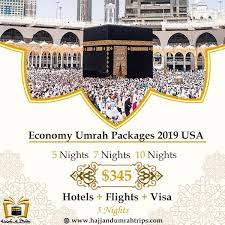 Greetings From Hajj And Umrah Trips Economy Umrah Package 2019 Usa Services Included Flights Transport Visa Ho Economy Trip Packaging