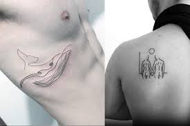 Presenting minimalist tattoo ideas and designs for men as well as some of the best mininimalist tattoo artists on a quality alternative to the average illustrative fare, minimalist tattoos for men favour the. Minimal Tattoo For Men Back Novocom Top