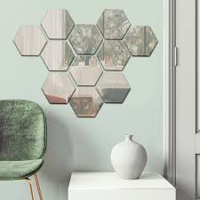 4.5 out of 5 stars (177) sale price $14.22 $ 14.22 $ 15.80 original price $15.80 (10% off) free shipping favorite add. Banmu 12pcs Diy Silver Acrylic Reflective Hexagon Mirror Wall Stickers Wall Mirror Decals Home Decor Decoration For Livingroom Wall Stickers Aliexpress