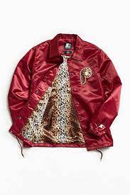 Starter Uo Philadelphia Phillies Cheetah Coach Jacket Coach Jacket Jackets Mens Jackets