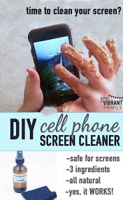 Got Sticky Fingered Kids You Need This 3 Ingredient Diy Electronic Screen Cleaner Recipe Clean Phone Screen Natural Cleaner Recipe Cleaner Recipes