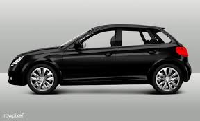 Black And White Hatchback Download Premium Psd Of Side View Of A Black Hatchback In 3d 563641 Hatchback Car Car Side View