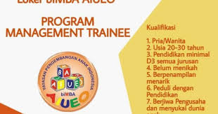 Surat lamaran merupakan surat permohonan yang dibuat oleh para pelamar pekerjaan atau pencari kerja, kemudian dikirimkan terhadap hal paling penting dalam menulis surat permohonan lamaran kerja adalah penyampaian keinginan melamar kerja dengan persyaratan yang sudah tentukan. Lowongan Kerja Bimba Aiueo Posisi Program Management Trainee 2019 Loker Swasta