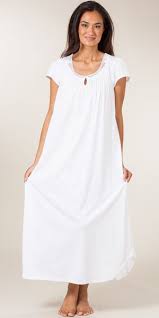 Cap Sleeve Carole Hochman Ballet 100 Cotton Knit Nightgown Night Gown Night Dress Fashion
