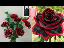 Cara membuat bonsai sakura dari plastik kresek bahan dan alat = plastik kresek mote hias ranting kering pohon palem(ranting buahnya) lem tembak pot tutorial membuat bunga mawar dari plastik kresek cara membuat mawar cantik dari plastik kresek yukk ikuti terus video nya jangan lupa untuk. How To Make Roses In 2 Colors From Plastic Bags Youtube