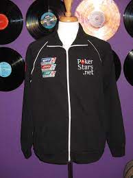 Pokerstars Net Embroidered Logo W Tour Patches Men S Black Zip Jacket Xl Ept Americanapparel Basicjacket Jackets Basic Jackets Zip Jackets