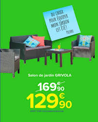 Se souvenir de moi non recommandé sur les ordinateurs partagés. Promo Salon De Jardin Grivola Chez Carrefour