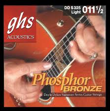 Ghs Dds325 Doyle Dykes Signature Series Phos Bronze Acoustic Guitar Strings Light