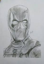 Today we are sketching deadpool using a black and red ballpoint pen. Deadpool Pencil Drawing By Fsl Mirza Deadpool Drawing Deadpool Art Deadpool Artwork