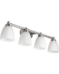 + $250 off $1995+ | $100 off $995+ | $50 off $499+ Sales On Sunlite 45060 Su Bathroom Vanity Light Fixture 34 Bar Bell Shaped Frosted Glass 4 Lights Brushed Nickel Finish
