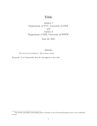 Maybe you would like to learn more about one of these? Gallery Templates Examples And Articles Written In Latex Overleaf Online Latex Editor