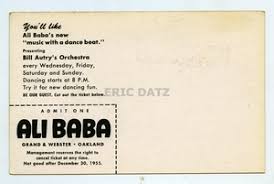 William sweet, a former agriculture professor, opened the nightclub in 1920, and it became enormously successful with performances by such performers as duke ellington, count basie and xavier cugat. Ali Baba Ballroom Oakland Localwiki