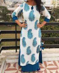 Blue Paisley Double Dress Indian Fashion Designers Indian Fashion Fashion Design