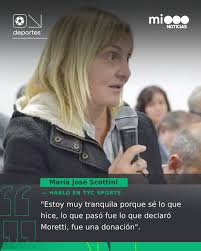 María José Scottini, la mujer que aparece en el video del escándalo  entregándole 25 mil dólares al presidente de San Lorenzo, salió a a hablar  en medio de los cuestionamientos. Aseguró que
