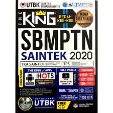 Sbmptn 2020/2021 adalah seleksi penerimaan calon mahasiswa baru untuk perguruan tinggi negeri. Buku The King Sbmptn Saintek 2020 Berbagai Buku