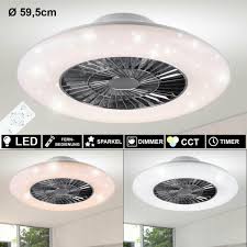 Ventilátor boltok, ventilátor árak összehasonlítása. Led Decken Ventilator Lampe Leise Dimmer Fernbedienung Sternen Effekt Tageslicht Eur 142 90 Picclick Fr