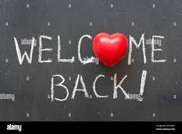 Frase di bentornato immagini e fotografie stock ad alta risoluzione - Alamy