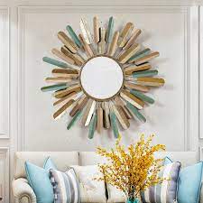 I предполагала do mirror elements on the wall in the living room. European Creative Sunflower Wall Decoration Mirror Metope Sitting Room Home Wall Decoration Buy Wall Mirror Wall Hanging Mirror Metope Product On Alibaba Com