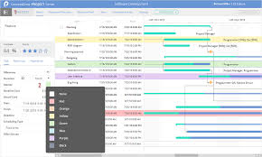 Adding A Color Marker To Project Task On A Gantt Chart