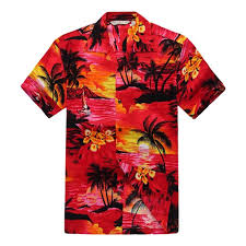Put any face on shirts, the most unique gift! Hawaii Hangover Men S Hawaiian Shirt Aloha Shirt 3xl Sunset Red Walmart Com Walmart Com