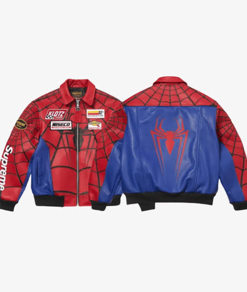 Spider Man Supreme x Vanson Leathers Red Jacket | Shop Now!