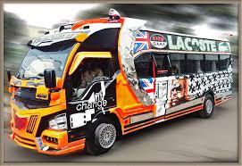 Matatus Lacoste Kenya Taxi Cab Red Bus