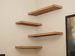 Etagere D Angle Murale Bois Simple Style Ikea Avec Fixation Invisible Idei Dlya Ukrasheniya Ukrashenie Sten Svoimi Rukami Polki Visyashie V Vozduhe Na Stenu