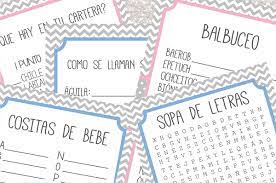 Juegos para baby shower originales para imprimir. Juegos Baby Shower Para Imprimir 8 Ideas Increibles Piccola Festa