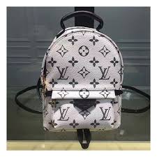 Black And Red Louis Vuitton Backpack Louis Vuitton Monogram Canvas Palm Springs Backpack Mini White Liked On Polyvore Featuring Bags Backpacks Bags Louis Vuitton Backpack Mini Bag Accessories