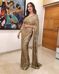 Sonali expresses how she has been. Bollywood Beauty Madhuri Dixit In Party Wear Full Sequence Work Saree Royal Anarkali