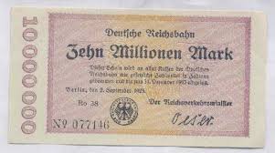 10 Million Deutche Mark Only Bought About 20 Of Groceries In The 1920s It Will Happen To America If We Kee Banknotes Money German Government Hyperinflation