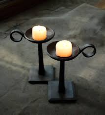 Candlestick Candle Holders Primitive Lighting Blacksmithing