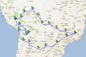 A américa do sul é um continente na porção ocidental do hemisfério sul. Roteiro Da Viagem Pelas Estradas Da America Do Sul